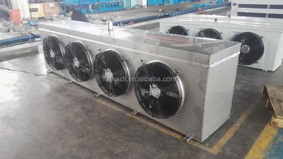 L'unité inoxydable de Coolroom de refroidisseur d'air de Sus de chambre froide de tube d'en cuivre d'Odm14.5mm pour l'eau refroidie de nourriture dégivrent